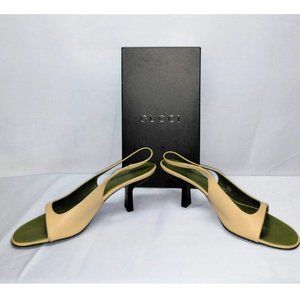 Gucci Kitten Heel Sandals sz 9